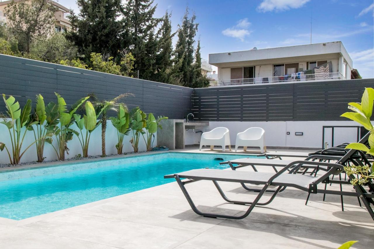 Pool Voula Apartment Close To Kavouri Beach By Cielo Homes Atény Exteriér fotografie